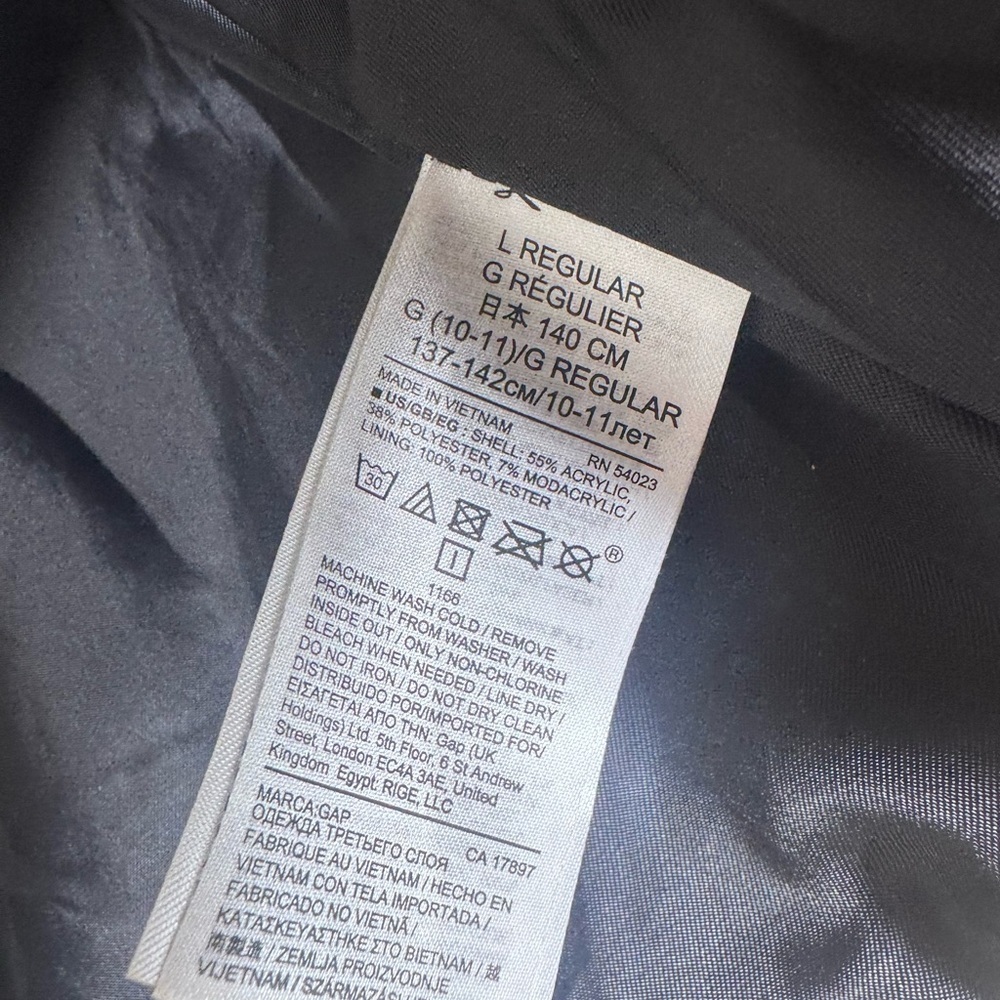 Gap Kids Faux Fur Zip Up Jacket - Picture 7 of 7